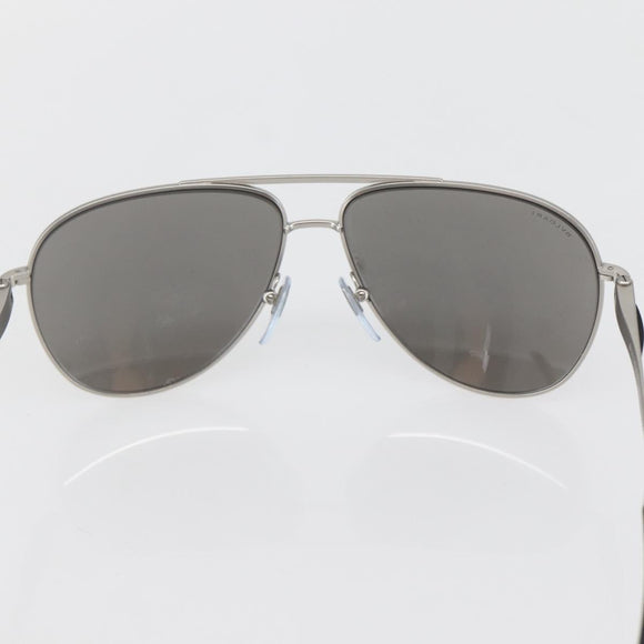 BVLGARI Sunglasses Plastic Gray Silver Auth BA5675