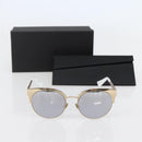 Christian Dior Sunglasses Plastic Gold J5GDC Auth BA5676-11