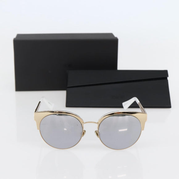 Christian Dior Sunglasses Plastic Gold J5GDC Auth BA5676