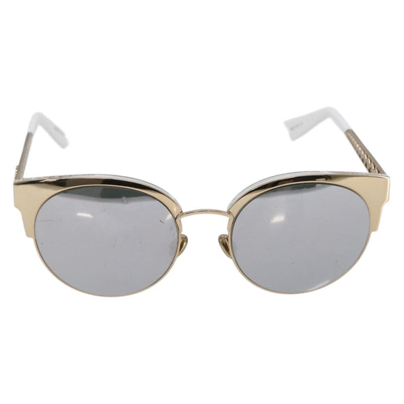 Christian Dior Sunglasses Plastic Gold J5GDC Auth BA5676