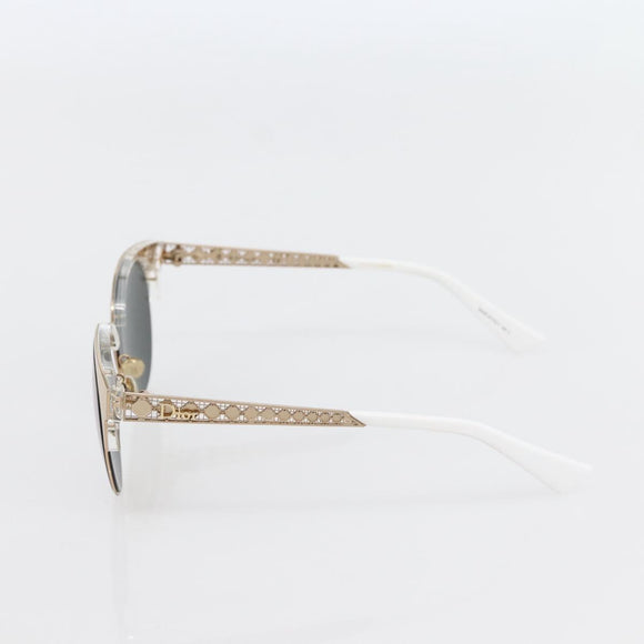 Christian Dior Sunglasses Plastic Gold J5GDC Auth BA5676