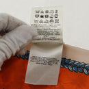 FENDI Maxi Rappy Scarf Silk Orange Auth BA5678M-13