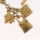 Salvatore Ferragamo Necklace Metal Gold Auth BA5679-3