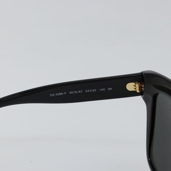 DOLCE&GABBANA Sunglasses Plastic Black Auth BA5680