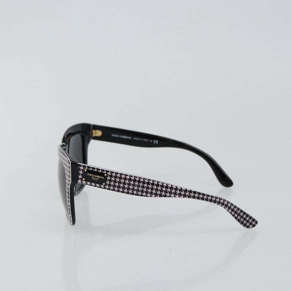 DOLCE&GABBANA Sunglasses Plastic Black Auth BA5680