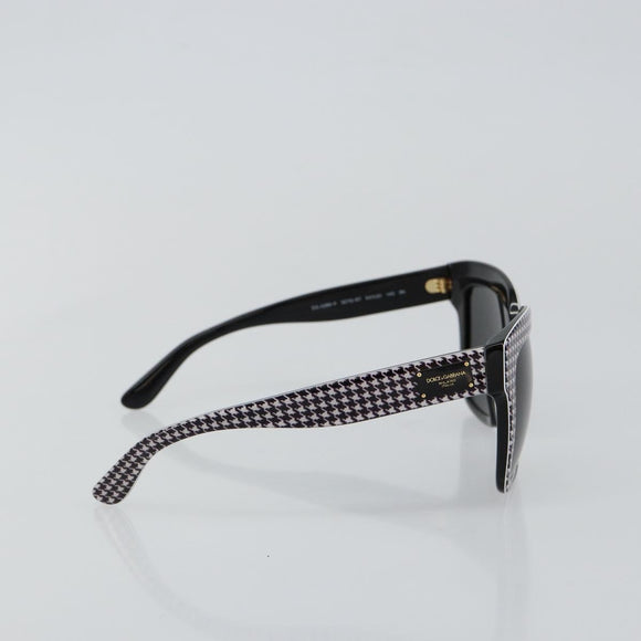 DOLCE&GABBANA Sunglasses Plastic Black Auth BA5680