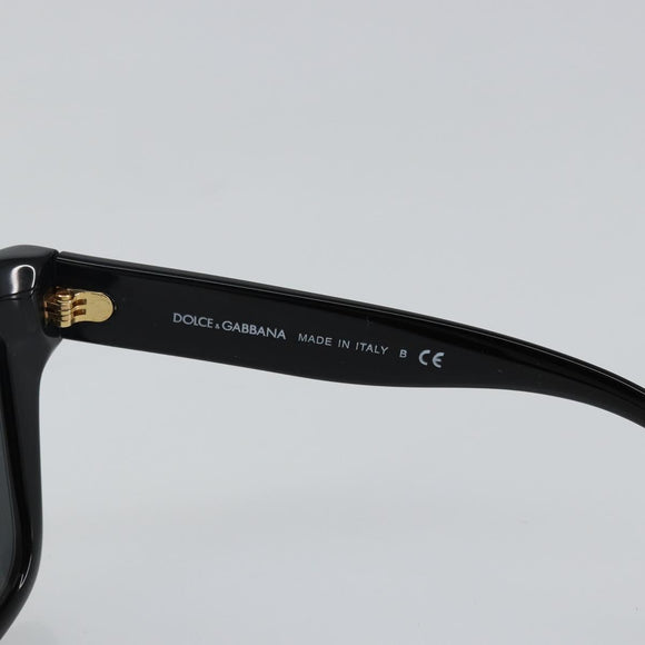 DOLCE&GABBANA Sunglasses Plastic Black Auth BA5680