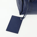 BALENCIAGA Paper Mini Hand Bag Leather 2way Blue Silver 357333 Auth BA5681V-21