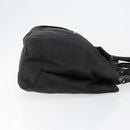 Salvatore Ferragamo Vala Hand Bag Leather Black Gold Auth BA5683-3