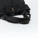 Salvatore Ferragamo Vala Hand Bag Leather Black Gold Auth BA5683-7