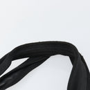 Salvatore Ferragamo Vala Hand Bag Leather Black Gold Auth BA5683-8