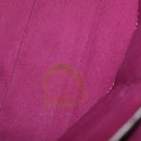 BURBERRY Nova Check Tote Bag Wool Leather Green Brown Auth BA5684-26