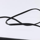 CELINE Shoulder Bag Leather Black Gold Auth BA5688-14