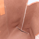 CELINE Macadam Canvas Tote Bag PVC Beige Gold Auth BA5689-18