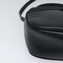 Salvatore Ferragamo Shoulder Bag Leather Navy Gold Auth BA569-9