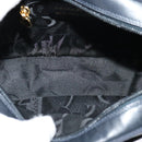 Salvatore Ferragamo Shoulder Bag Leather Navy Gold Auth BA569-11