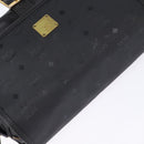 MCM Vicetos Logogram Shoulder Bag PVC Black Gold Auth BA5693-6