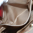 Burberrys Nova Check Tote Bag Canvas Beige Red gold Auth BA5696-19