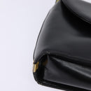 Christian Dior Shoulder Bag Leather Black Gold Auth BA5697-12