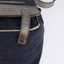 Chloe Shoulder Bag Denim Blue Auth BA5698-14