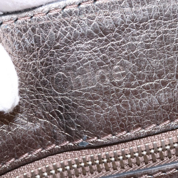 Chloe Shoulder Bag Denim Blue Auth BA5698