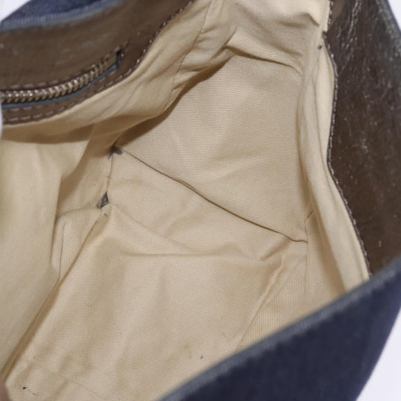 Chloe Shoulder Bag Denim Blue Auth BA5698