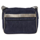 Chloe Shoulder Bag Denim Blue Auth BA5698-2