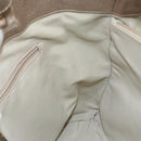 Salvatore Ferragamo Vala Hand Bag Leather Beige Gold Auth BA5699-18