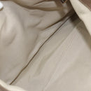 Salvatore Ferragamo Vala Hand Bag Leather Beige Gold Auth BA5699-22