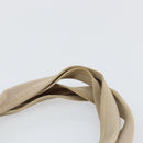 Salvatore Ferragamo Vala Hand Bag Leather Beige Gold Auth BA5699-8