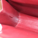 CARTIER Must Line Shoulder Bag Leather Bordeaux Gold Auth BA5700-18