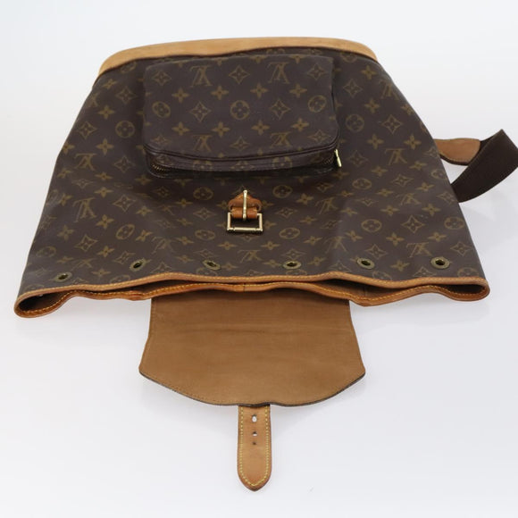 LOUIS VUITTON Monogram Montsouris GM Rucksack M51135 LV Auth BA5703