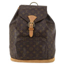 LOUIS VUITTON Monogram Montsouris GM Rucksack M51135 LV Auth BA5703-13