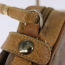 GUCCI Micro GG Supreme Shoulder Bag PVC Beige Gold Auth BA5707-14