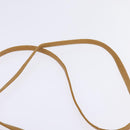 GUCCI Micro GG Supreme Shoulder Bag PVC Beige Gold Auth BA5707-8