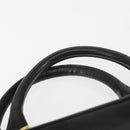 Salvatore Ferragamo Hand Bag Nylon Black Gold Auth BA5710-8