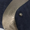 Chloe Tote Bag Denim Leather Blue Auth BA5712-13