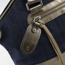 Chloe Tote Bag Denim Leather Blue Auth BA5712-14