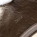 Chloe Tote Bag Denim Leather Blue Auth BA5712-16