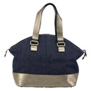 Chloe Tote Bag Denim Leather Blue Auth BA5712-3