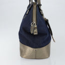Chloe Tote Bag Denim Leather Blue Auth BA5712-5
