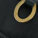 Christian Dior Trotter Canvas Shoulder Bag Green Gold Auth BA5713-14