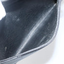 Christian Dior Shoulder Bag Leather Black Gold Auth BA5714-19