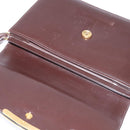 Christian Dior Shoulder Bag Leather Brown Gold Auth BA5715-15