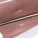 Christian Dior Shoulder Bag Leather Brown Gold Auth BA5715-20