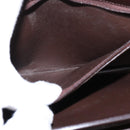 Christian Dior Shoulder Bag Leather Brown Gold Auth BA5715-21