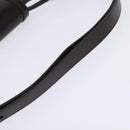 Christian Dior Shoulder Bag Leather Brown Gold Auth BA5715-7