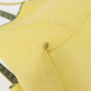 BOTTEGA VENETA INTRECCIATO Reversible Tote Bag Leather Nylon Yellow Auth BA5716-11