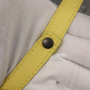 BOTTEGA VENETA INTRECCIATO Reversible Tote Bag Leather Nylon Yellow Auth BA5716-16