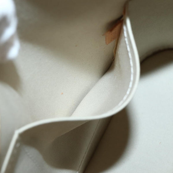 LOUIS VUITTON Monogram Vernis Alma PM Hand Bag Broncorail M91445 LV Auth BA5722